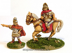 Сборные фигуры из металла Римские офицеры (2) BLI Warlord (WG-IR-OFF-1) (WG-IR-OFF-1)