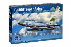Сборная модель из пластика ИТ Самолет F-100F SUPER SABRE 1:72 Italeri