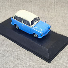 Trabant P50 KOMBI 1959 Blue & Beige, 1:43, IST (Q307-125) (Q307-125)