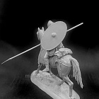Сборная миниатюра из смолы Римский кавалерист, 2-й век н.э., 54 мм, Chronos miniatures (CHM-54355) (CHM-54355)