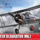 Сборная модель из пластика А Самолет Gloster Gladiator (1:72) Airfix (2052) (2052)