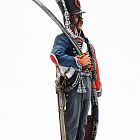 Миниатюра из олова Рядовой белорусского гусарского полка, Россия, 1805-06 гг, 54 мм (БП0432.12.02.54) (БП0432.12.02.54)