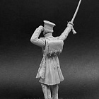Сборная миниатюра из металла Русский пехотный обер-офицер, 1812-14 гг. 54 мм, Chronos miniatures