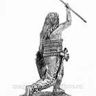 Миниатюра из олова 651 РТ Скиф бросающий копье, 54 мм, Ратник (651-РТ) (651-РТ)