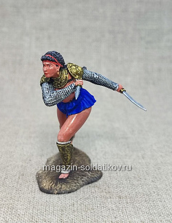 Миниатюра в росписи Амазонка, 54 мм, Студия Большой полк (ИЛ2359.04.01.54) (ИЛ2359.04.01.54)