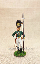 Унтер-офицер Лейб-гвардии Преображенского полка. Россия, 1802-06 гг. 54 мм - фото