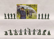 Солдатики из пластика Танкисты, 40 мм (18 шт., хаки) Воины и битвы - фото