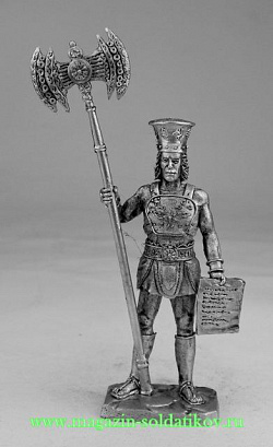 Миниатюра из металла Телохранитель царя Миноса, XIII в. до н.э., 54 мм Новый век