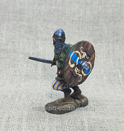 Миниатюра из олова Викинг X век, 54 мм, Студия Большой полк - фото