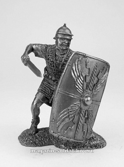 Миниатюра из олова 5130 СП Римский легионер, 54 мм, Солдатики Публия