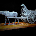 Сборная миниатюра из смолы Повозка, 54 мм, TRILOKA miniatures (TLK-54-046) (TLK-54-046)