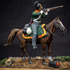Сборная миниатюра из смолы Русский драгун, 1812 г., 54 мм, Chronos miniatures (CHM-54190(M)) (CHM-54190(M))