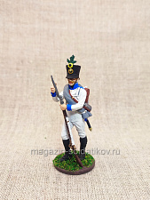 Фузилер 4-го пехотного полка «Хох унд Дойчмейстер». Австрия, 1809-1814 гг., 54 мм - фото