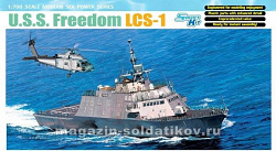 Сборная модель из пластика Д Корабль U.S.S. Freedom LCS-1 (1/700) Dragon