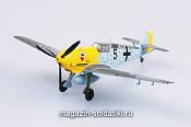 Масштабная модель в сборе и окраске Самолёт Мессершмитт BF-109Е-3 1/JG52 1:72 Easy Model - фото