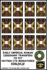 EIRL(VL)2 Early Imperial Roman Legionary Shield Transfers 2 - фото