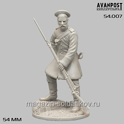 Русский гренадёр, 1855, 54 мм, Аванпост (54007) (54007)