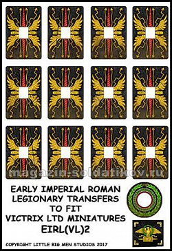 EIRL(VL)2 Early Imperial Roman Legionary Shield Transfers 2