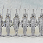 Сборная миниатюра из смолы Французская линейная пехота: гренадерская рота, Франция, 28 мм, Аванпост