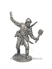 Миниатюра из олова Гренадер штурмовой команды. Россия, 1915-17гг. EK Castings - фото