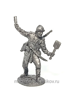 Миниатюра из олова Гренадер штурмовой команды. Россия, 1915-17гг. EK Castings (WW1-5) (WW1-5)