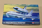 12708 Space Shuttle & Transport B-747 1/288 Academy - фото