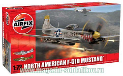 Сборная модель из пластика А Самолет F-51 Mustang (1/72) Airfix (2047) (2047)