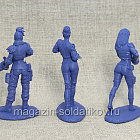 Солдатики из мягкого резиноподобного пластика Киберпанк, набор 6 шт, 1/32 Soldiers. Есть