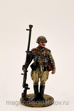 Наводчик ПТРД, младший сержант пехоты РККА, 1943-45 гг., 54 мм, Студия Большой полк (ИЛ0540.14.01.54) (ИЛ0540.14.01.54)