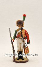 Миниатюра из олова Гвардейский конный егерь. Франция, 1800-15 гг., Студия Большой полк - фото