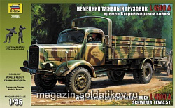 Сборная модель из пластика Нем. грузовик L4500A (1/35) Звезда