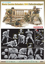 Сборные фигуры из пластика Д Солдаты Monte Cassino Defenders 1944 (Fallschirmjager) (1/35) Dragon - фото