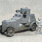 Бронеавтомобиль Фиат-Ижорский (трофей), 1/56, Артель АТ (АТ-108) (АТ-108)