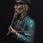 Сборная миниатюра из смолы Китаец с трубкой 1:10, TRILOKA MINIATURES (TLK-B-008) (TLK-B-008)