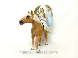 Эльфийка конная с птицей Schleich (704-1236) (704-1236)