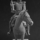 Сборная фигура из смолы Трубач армейский улан, Россия 1809-13 гг., 54 мм, Chronos miniatures