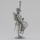 Сборная миниатюра из металла Барабанщик роты шассёров, стоящий, Франция, 28 мм, Аванпост