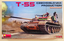 37074 T-55 Czechoslovak Production, MiniArt (1/35) (QM-167) (QM-167)