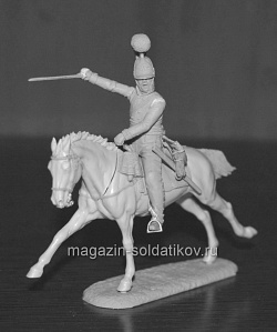Сборная миниатюра из смолы Офицер Лейб-Гвардии Конного полка, Россия 1804-07 гг., 54 мм, Chronos miniatures (CHM-54352) (CHM-54352)