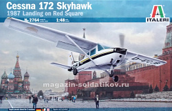 Сборная модель из пластика ИТ Самолет Cessna 172 Skyhawk (1/48) Italeri