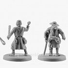 Сборная миниатюра из смолы Крестоносцы, набор №5, 4 фигуры, 28 мм, V&V miniatures
