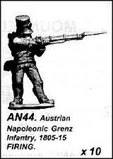 AN 44  Граничары стреляют 1805-15, 28 mm Foundry