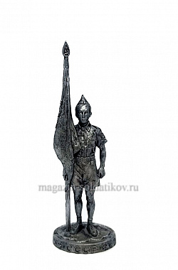 Миниатюра из металла Пионер со знаменем 54 мм, EK Castings (USSR-02) (USSR-02)