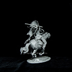 Сборная миниатюра из смолы Воин Сиу, 75 мм, Altores studio,