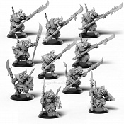Elite Ratmen Guard squad, 28 mm Punga miniatures - фото