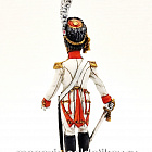 Миниатюра из олова Офицер гвардейских гренадер. Вестфалия, 1809-10 гг., Студия Большой полк