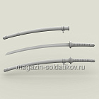 Сборная фигура из смолы SM 3113 Трофейные японские мечи син-гунто, 1:35, SOGA miniatures (SM-3113) (SM-3113)