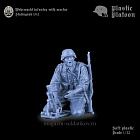 Солдатики из пластика Немецкая пехота + миномет 1:32 Plastic Platoon