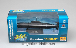 Масштабная модель в сборе и окраске Подводная лодка «Акула» 1:700 Easy Model