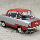 НАМИ-050 «Белка» 1955 г. серебристый с красным, Автолегенды СССР №115 (АС115) (АС115)